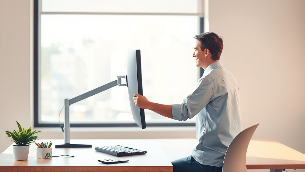 싱글 모니터암, 왜 필요할까? (realistic 스타일)