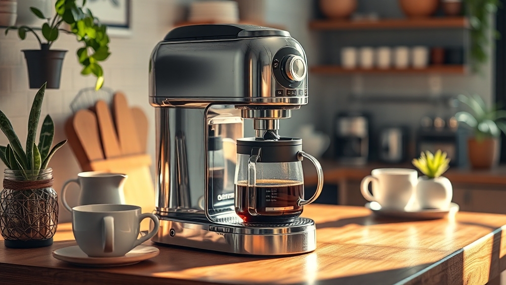 나에게 맞는 커피 메이커 선택 (realistic 스타일)