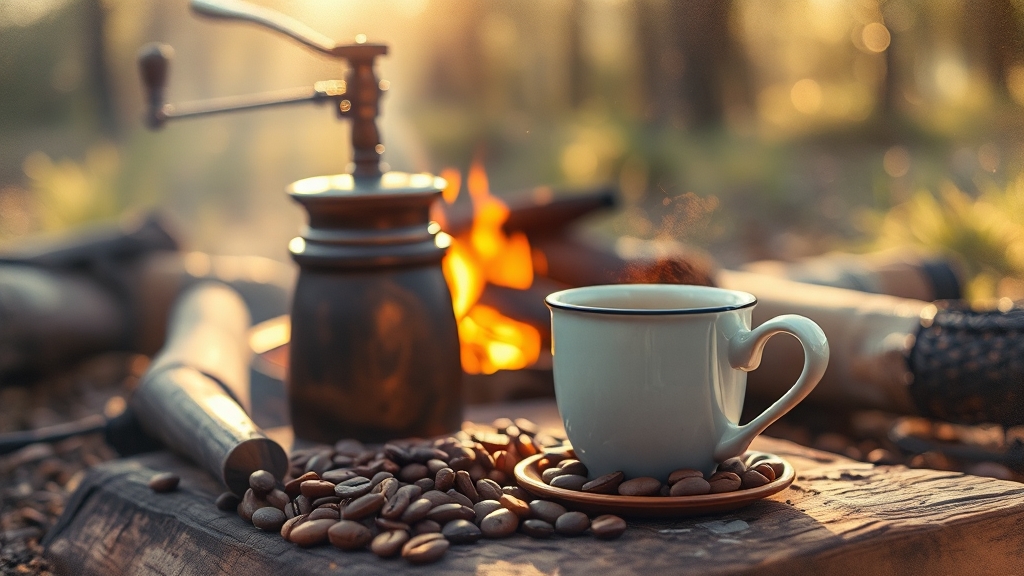 맛있는 커피를 위한 원두 선택 (watercolor 스타일)