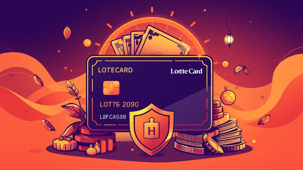 롯데카드 보상 및 후속 조치 (illustration 스타일)