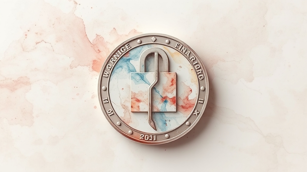 스테이블코인 투자 시 유의사항 (watercolor 스타일)