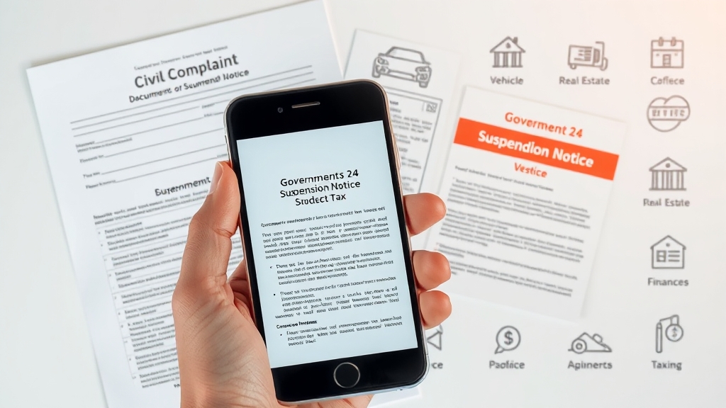 민원 서류, 이렇게 받으세요! (realistic 스타일)