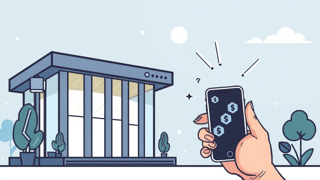 금융 서비스, 이렇게 이용하세요! (illustration 스타일)