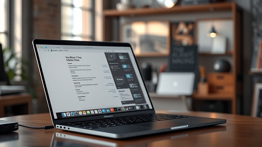 맥북 프로 16 M4 Pro: 핵심 특징 (realistic 스타일)