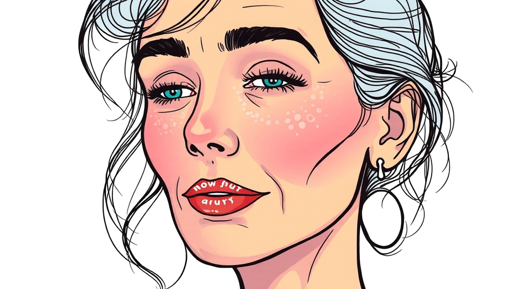 연령대별 피부 관리 전략 (illustration 스타일)