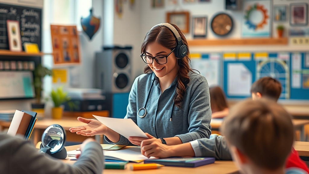 선생님 AI 도구란? (realistic 스타일)