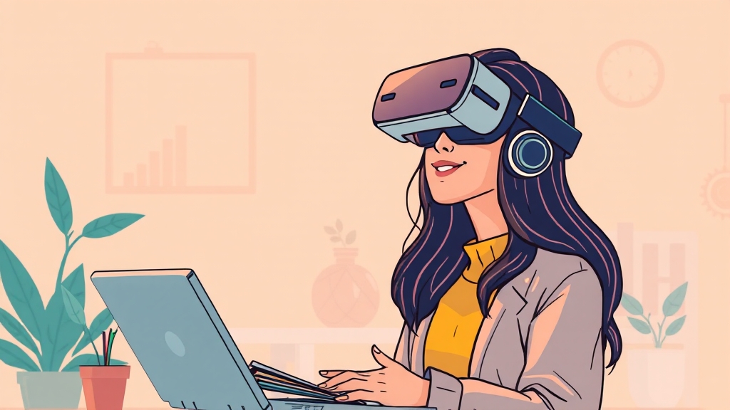 AI 교육의 미래와 교사의 역할 (illustration 스타일)