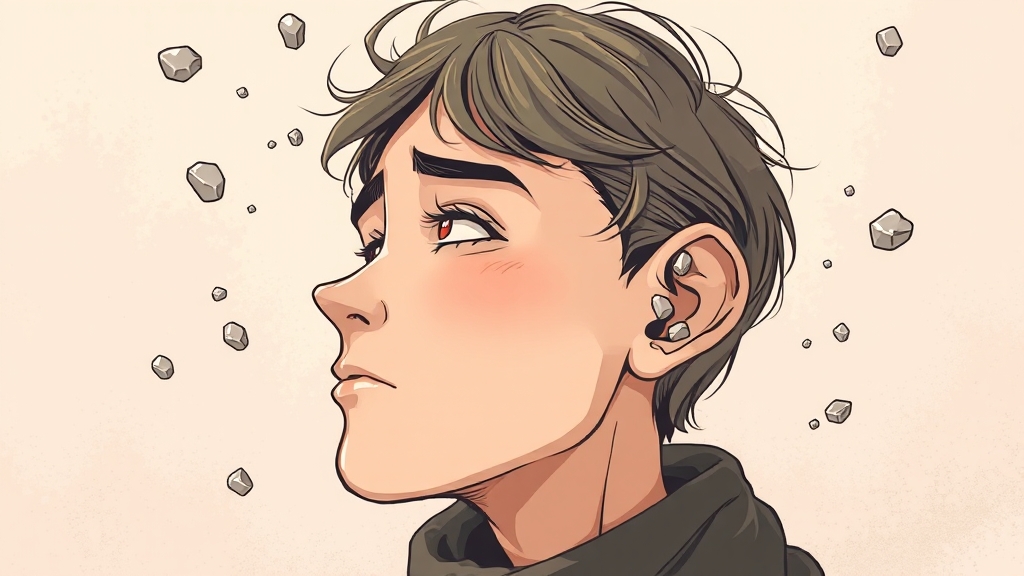 이석증, 대체 뭘까요? (illustration 스타일)