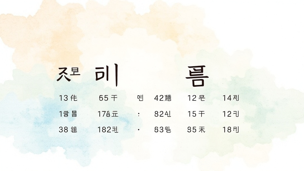 네이버 한자 사전 꿀팁 (watercolor 스타일)