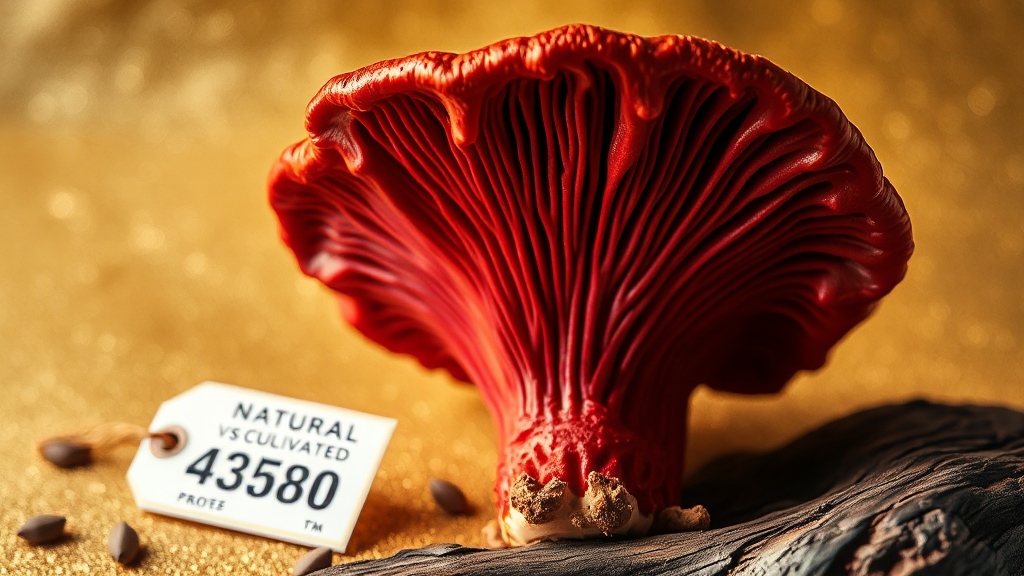 영지버섯, 가격은 얼마나 할까요? (realistic 스타일)