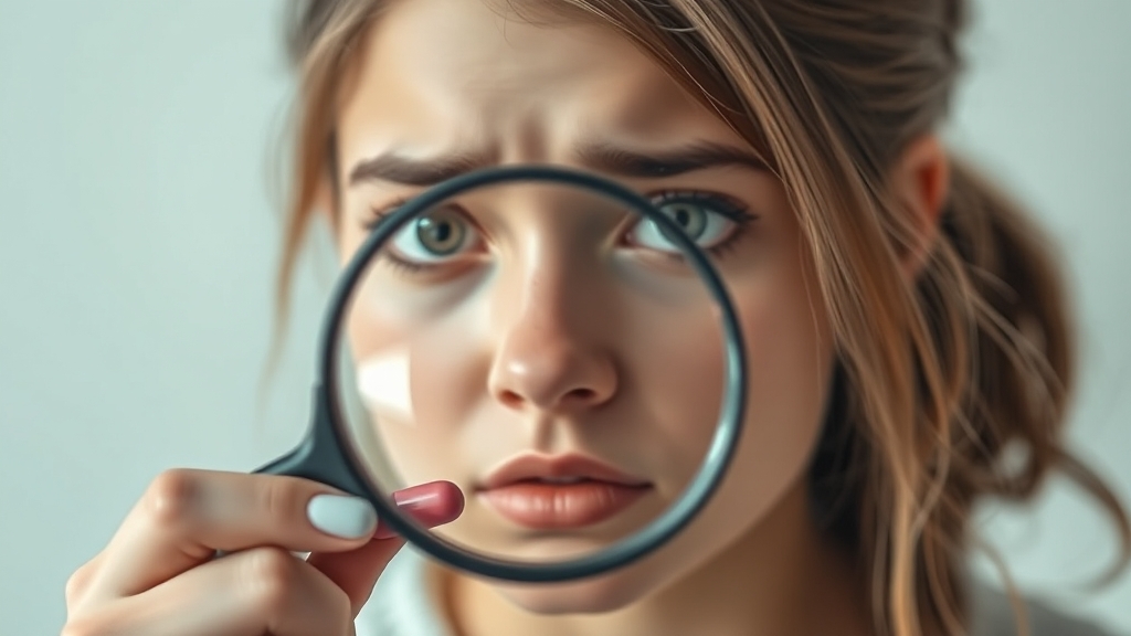 부작용 및 주의사항은? (realistic 스타일)