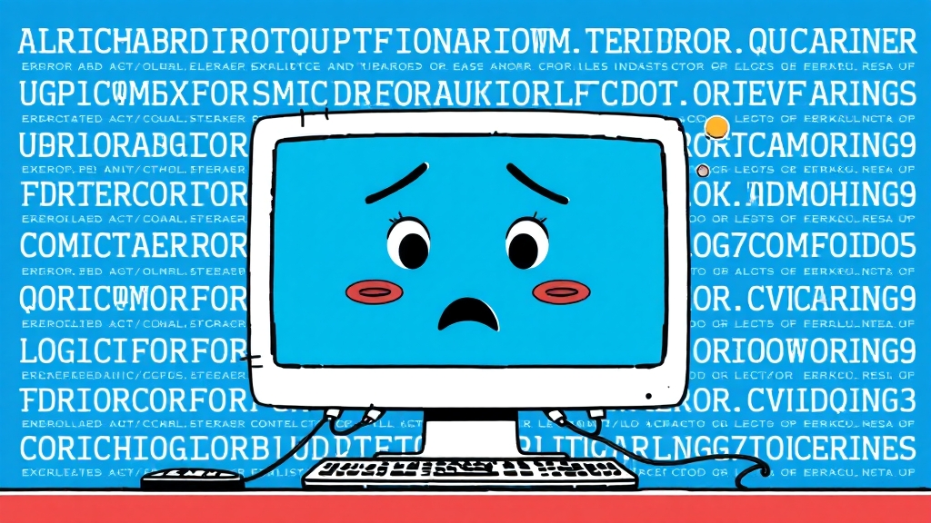 블루스크린, 왜 뜨는 걸까? (illustration 스타일)