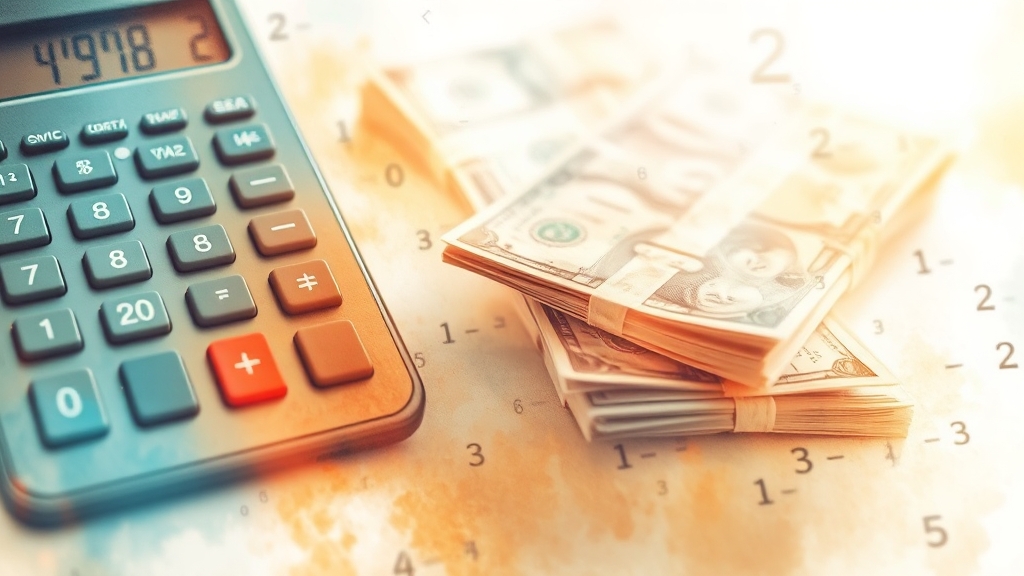 계산 방법: 과세표준 및 세율 (watercolor 스타일)