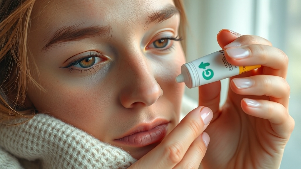 연고 사용 전 확인사항 (realistic 스타일)