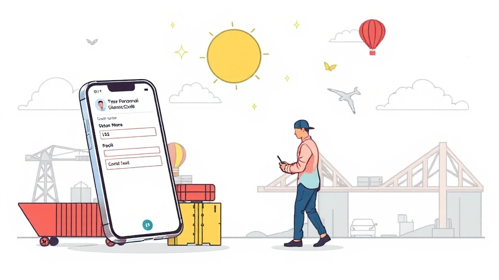 정보 변경 및 조회 방법 (illustration 스타일)