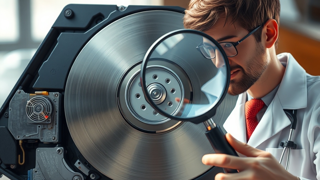 CHKDSK 실행 이유: 디스크 건강검진 (realistic 스타일)