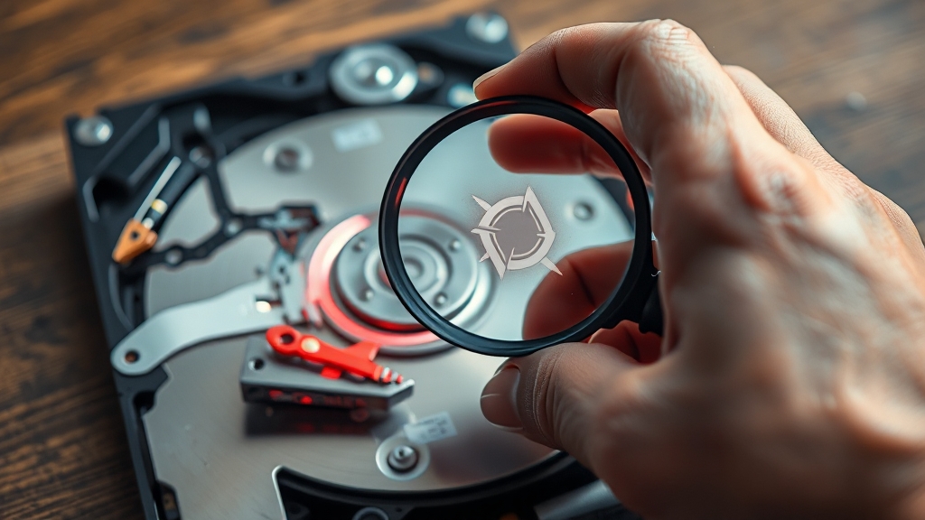 HDD 배드 섹터: 검사 및 관리법 (realistic 스타일)