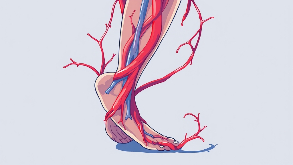 하지정맥류란 무엇일까? (illustration 스타일)