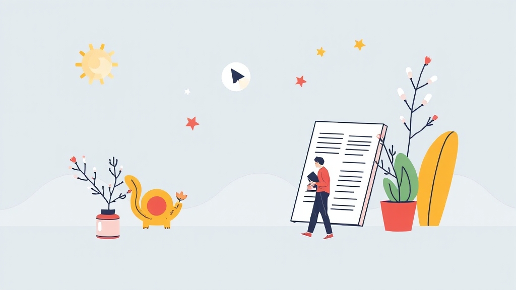 챗GPT 효율 극대화 방법 (illustration 스타일)