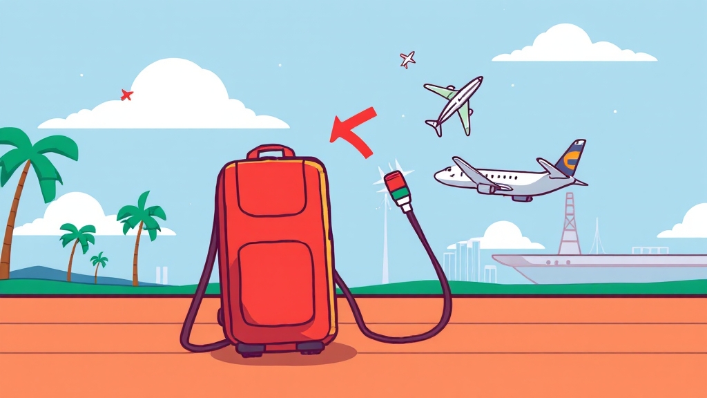 보조배터리 용량 & 반입 기준 (cartoon 스타일)