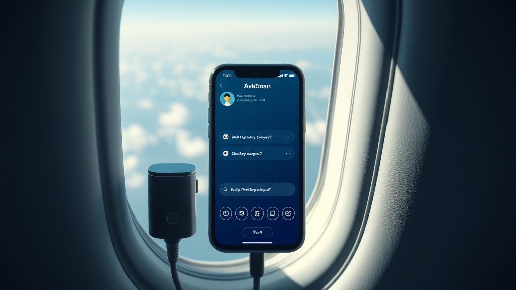 항공사별 반입 정책 확인법 (realistic 스타일)