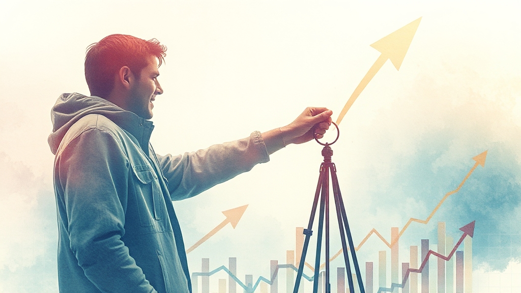 데이터 기반 블로그 성장 전략 (watercolor 스타일)