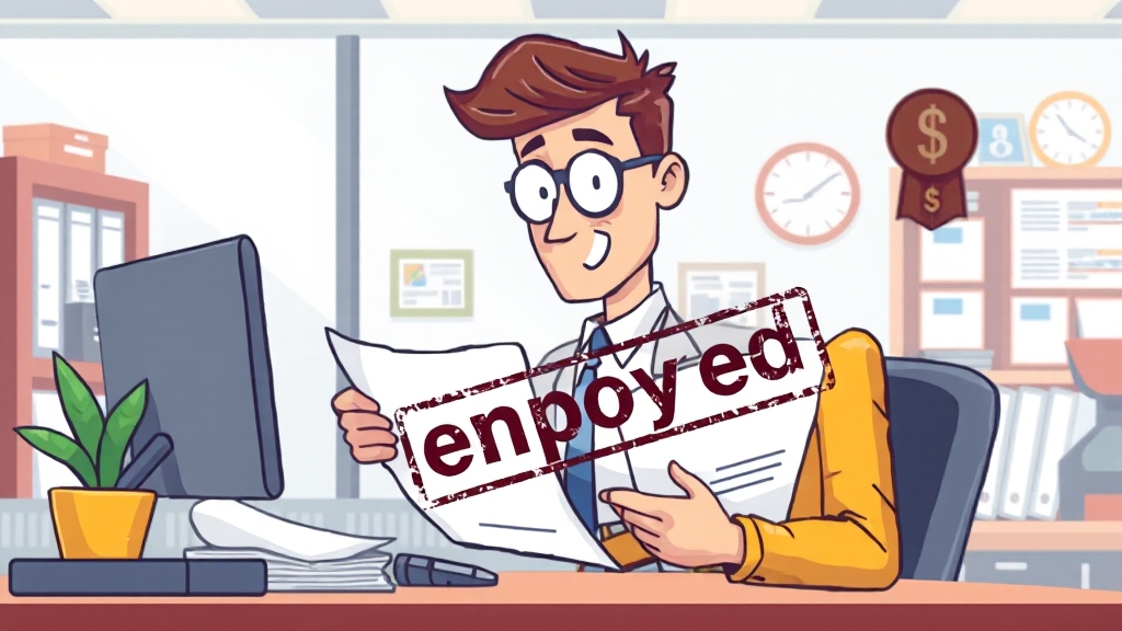 재직증명서란 무엇일까요? (cartoon 스타일)