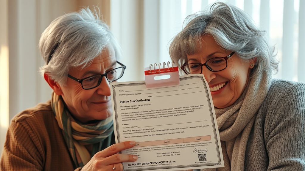 국민연금 가입증명서로 대체 가능? (realistic 스타일)