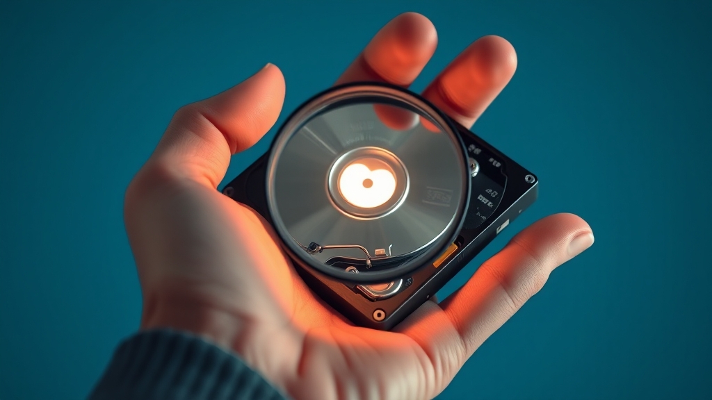 HDD 관리 및 배드 섹터 예방 팁 (realistic 스타일)