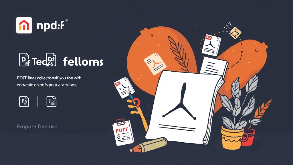 nPDF 프로그램 소개 (illustration 스타일)