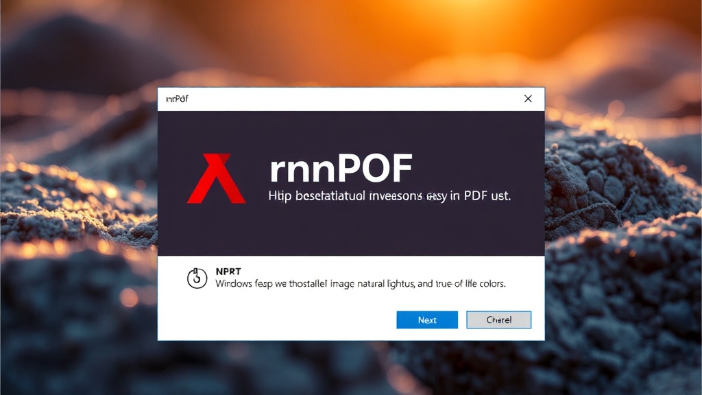 nPDF 무료 다운로드 및 설치 (realistic 스타일)