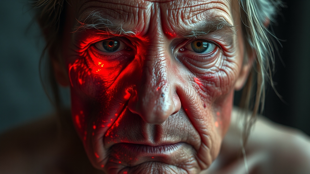 염증성 노화란? (realistic 스타일)