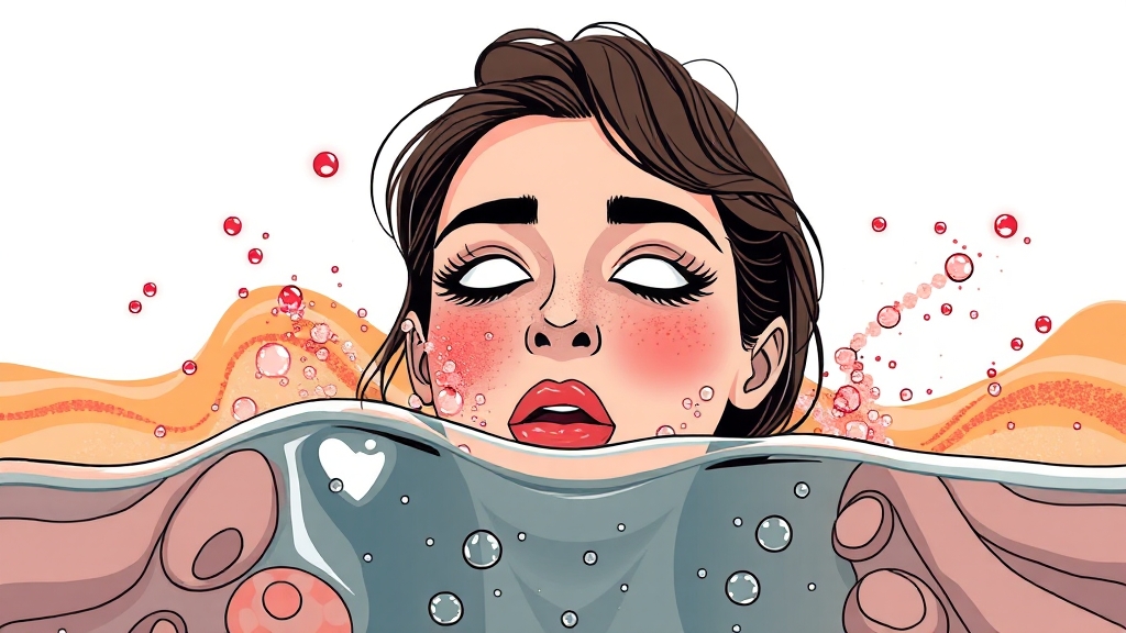 염증성 노화 원인과 종류 (illustration 스타일)