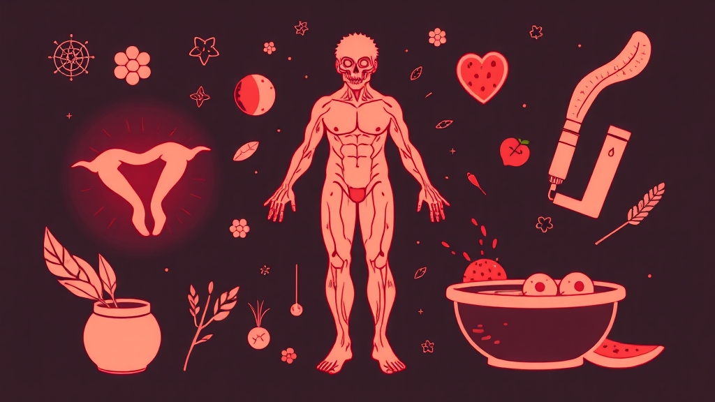 부위별 가려움증, 의미는? (illustration 스타일)