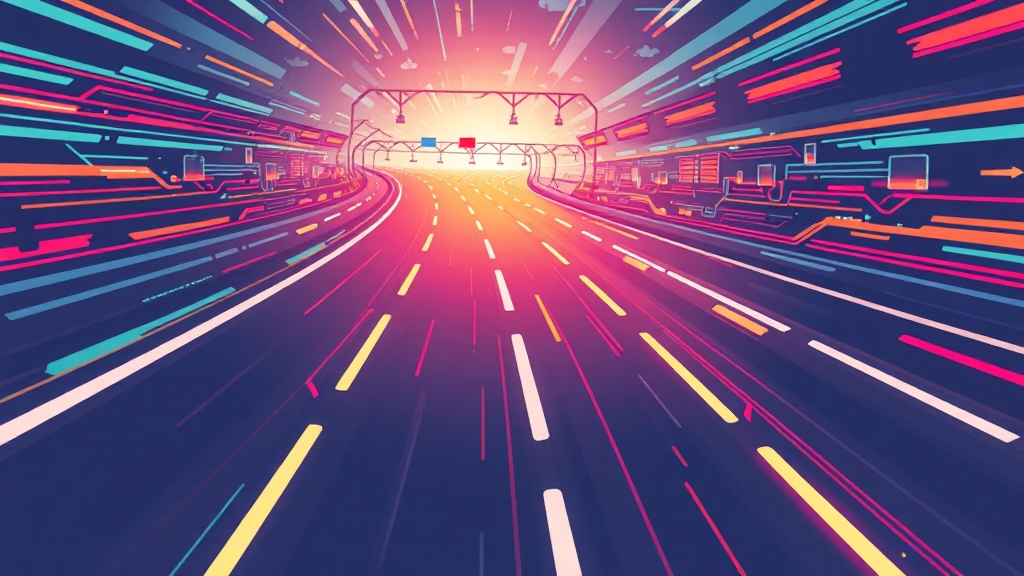 PCIe 슬롯, 데이터 고속도로 (cartoon 스타일)