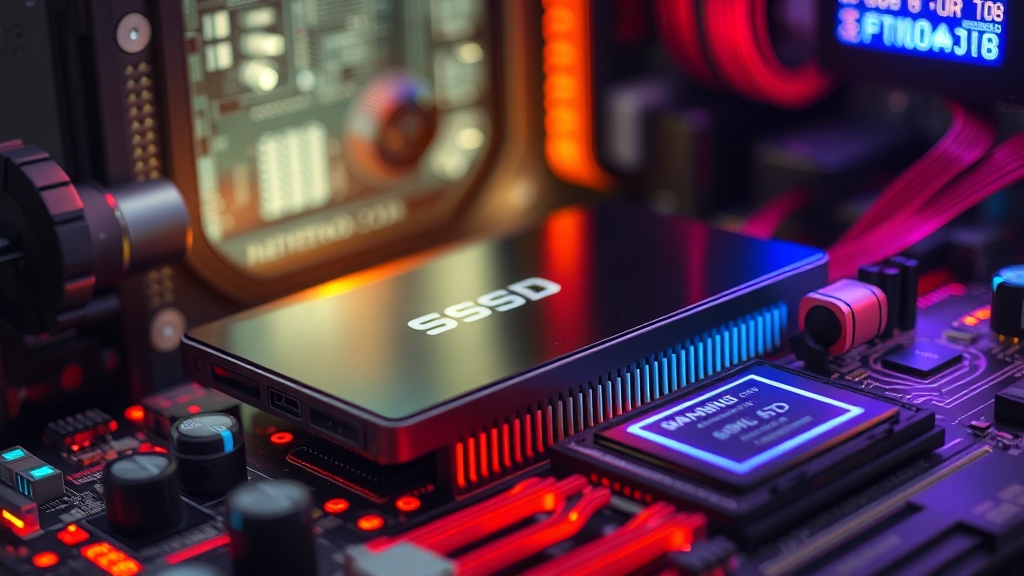 고성능 SSD, 선택 시 고려사항 (realistic 스타일)