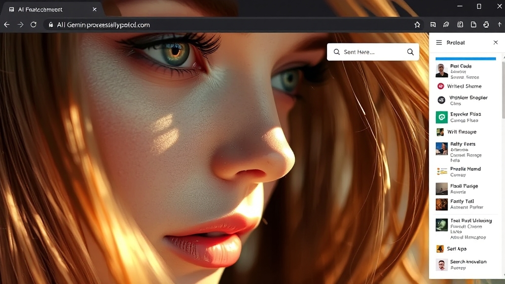 제미나이-크롬 통합: 변화는? (realistic 스타일)