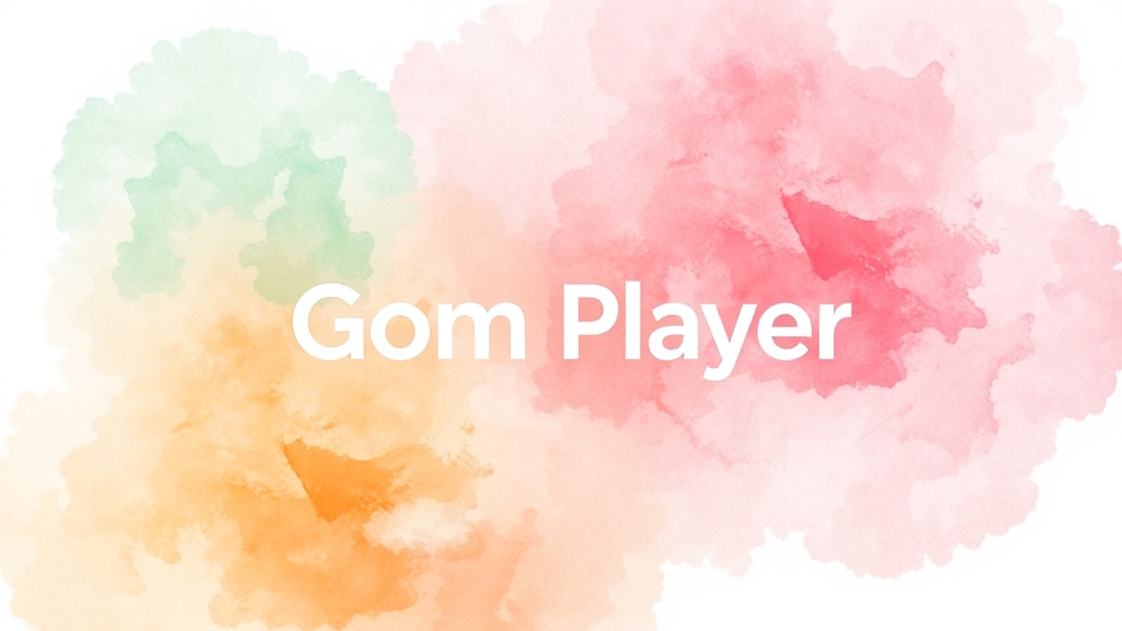 곰플레이어 다운로드 방법 (watercolor 스타일)