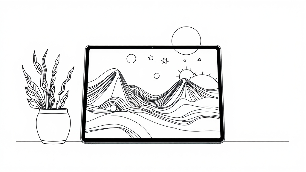 디자인 및 디스플레이 분석 (illustration 스타일)