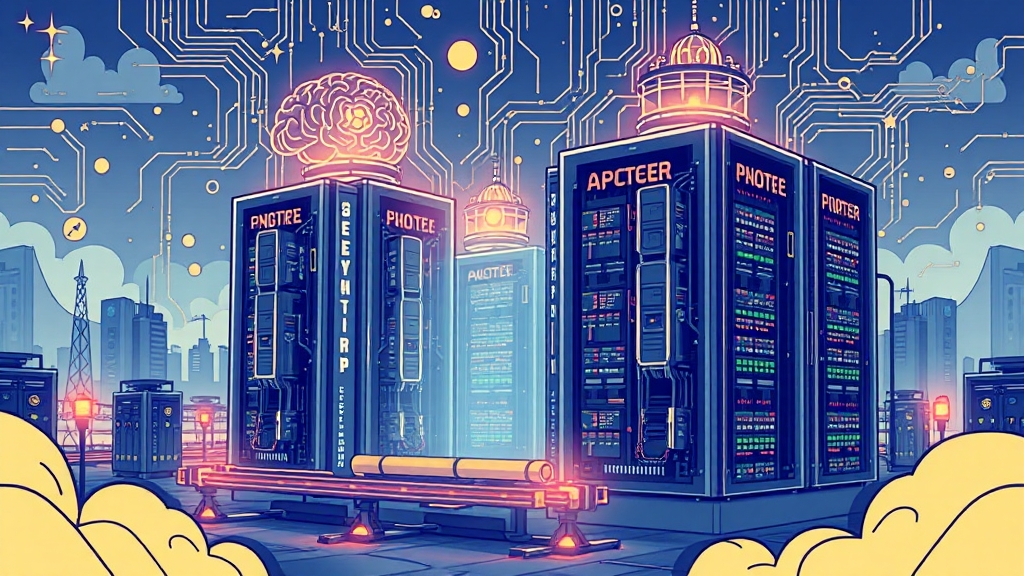 AI 시대, 왜 ESS가 필요할까? (illustration 스타일)