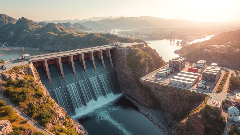 ESS, 에너지 저장 시스템의 핵심 역할 (realistic 스타일)