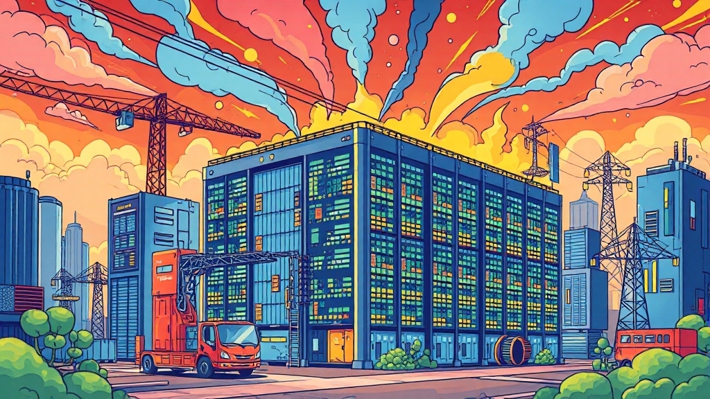 ESS 시장 현황 및 성장 전망 (cartoon 스타일)