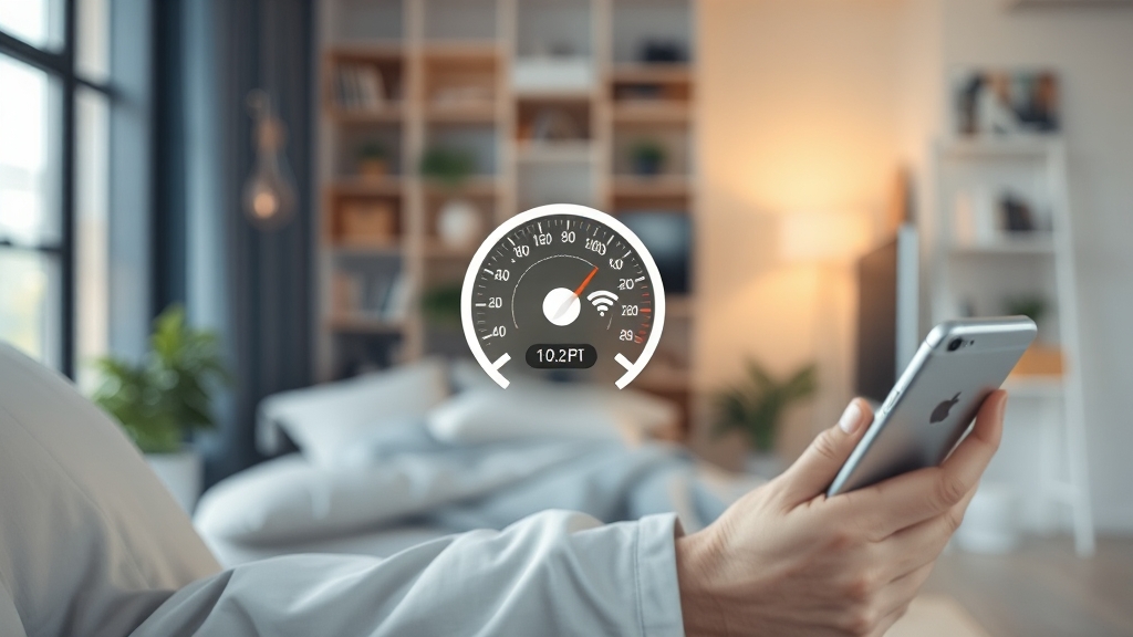 내 와이파이, 얼마나 빠를까? (realistic 스타일)