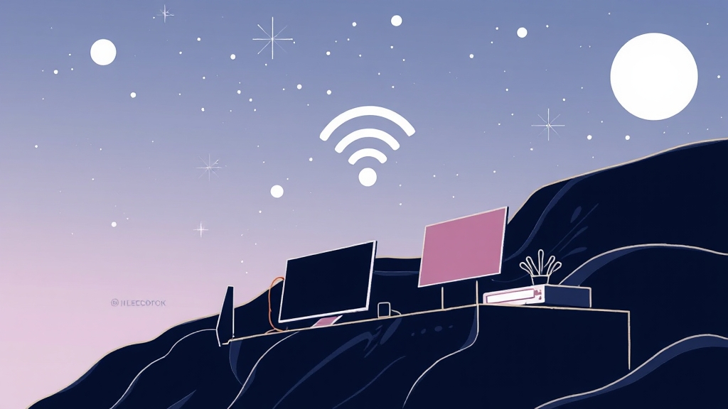 스마트폰 & PC, 설정 점검 필수! (illustration 스타일)