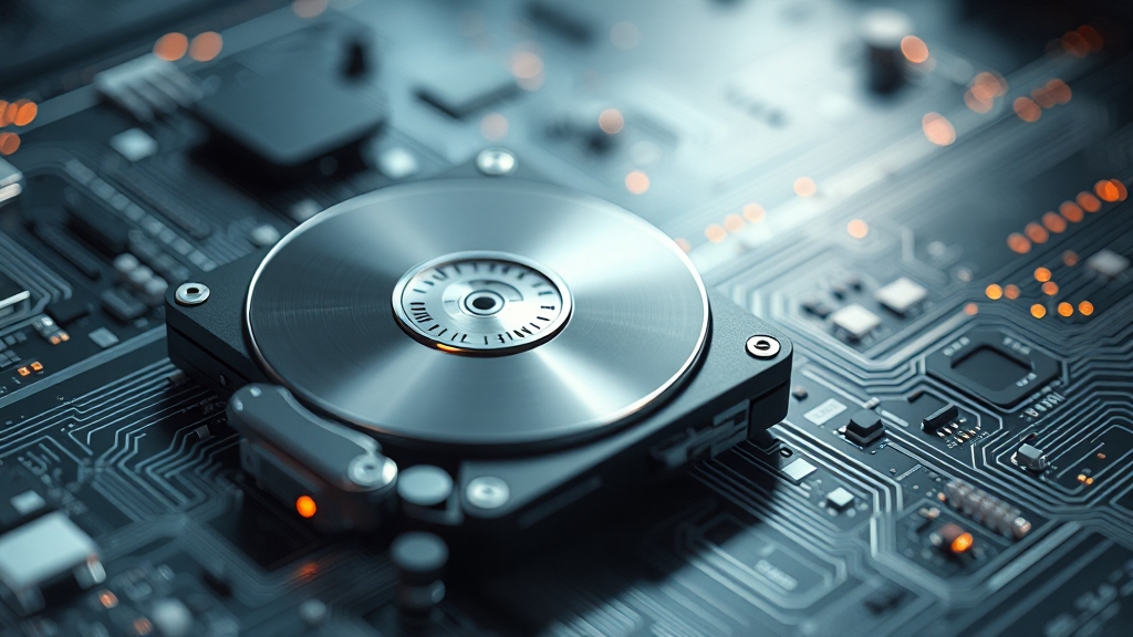 HDD vs SSD: 저장 장치 기본 이해 (realistic 스타일)