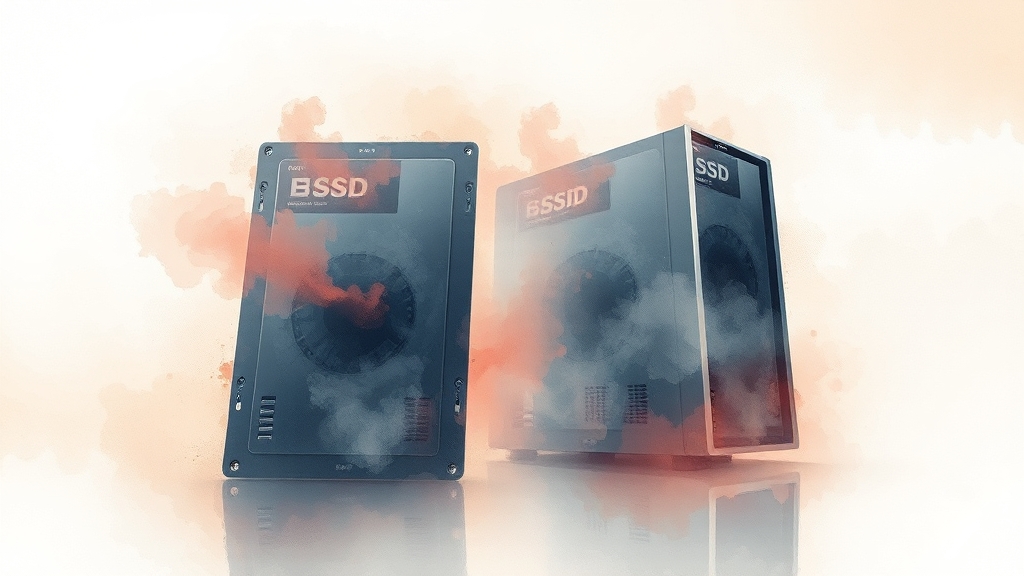 RAID0 설정 방법 및 주의사항 (watercolor 스타일)