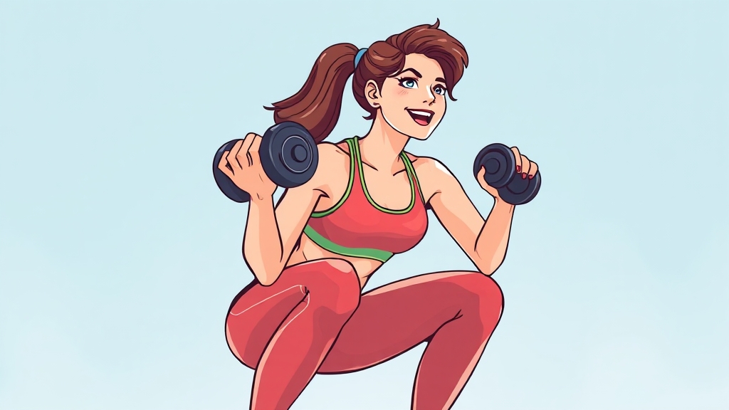 운동 시작, 설렘 가득하게! (illustration 스타일)