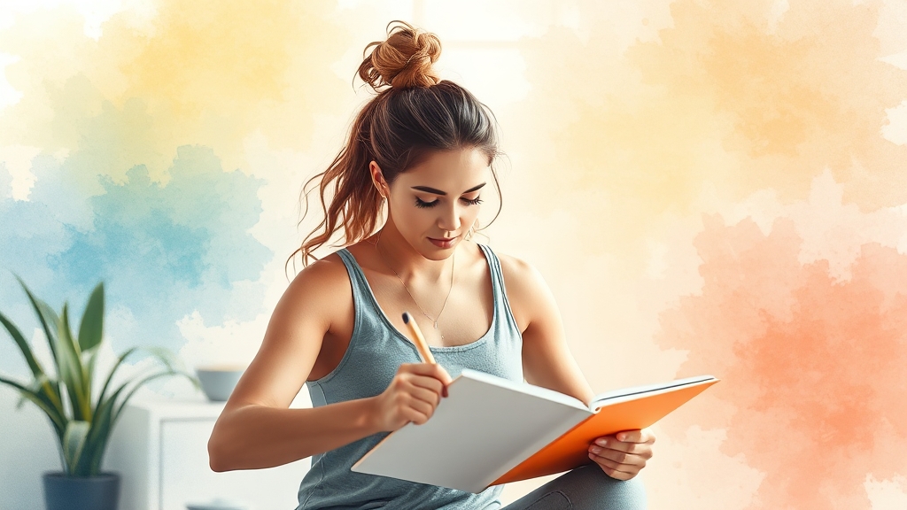 초보 맞춤 루틴 계획 & 설정 (watercolor 스타일)