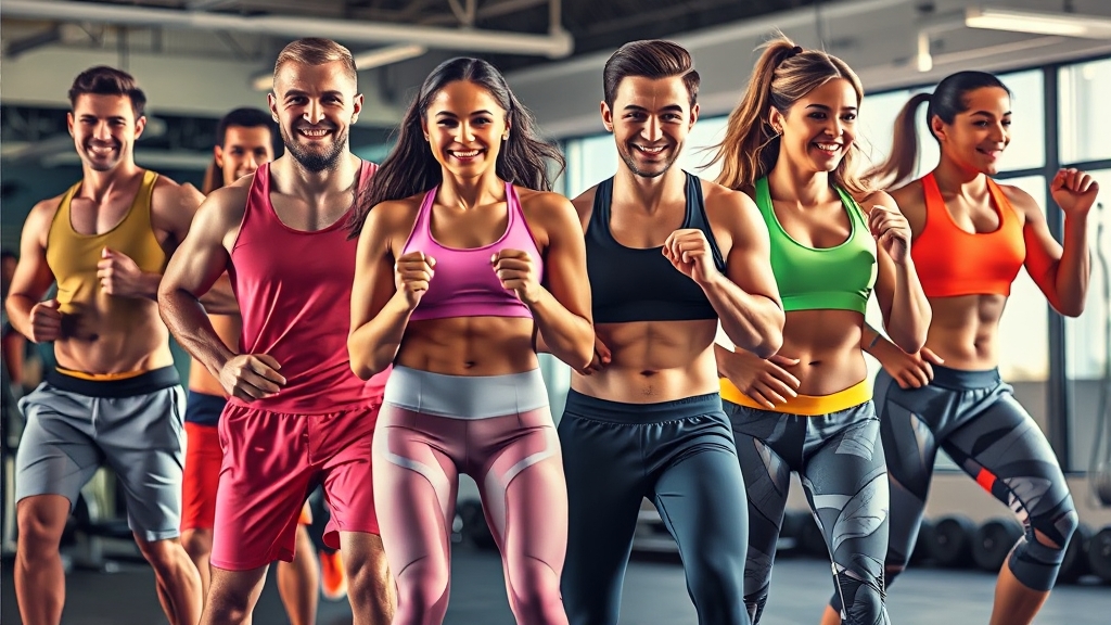 부위별 운동 루틴: 하체, 상체, 코어 (realistic 스타일)