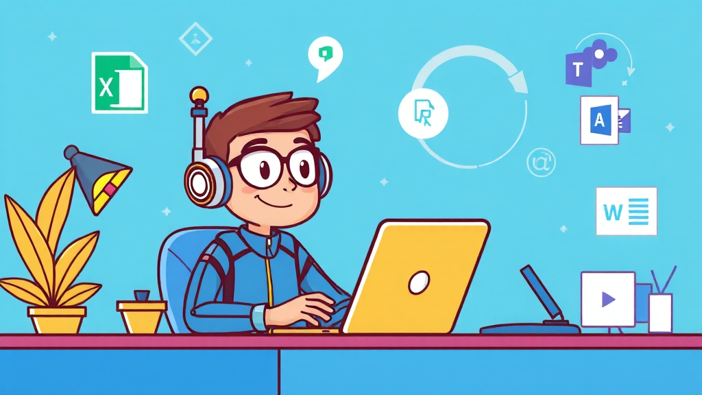 Copilot 기능 소개 및 활용법 (cartoon 스타일)